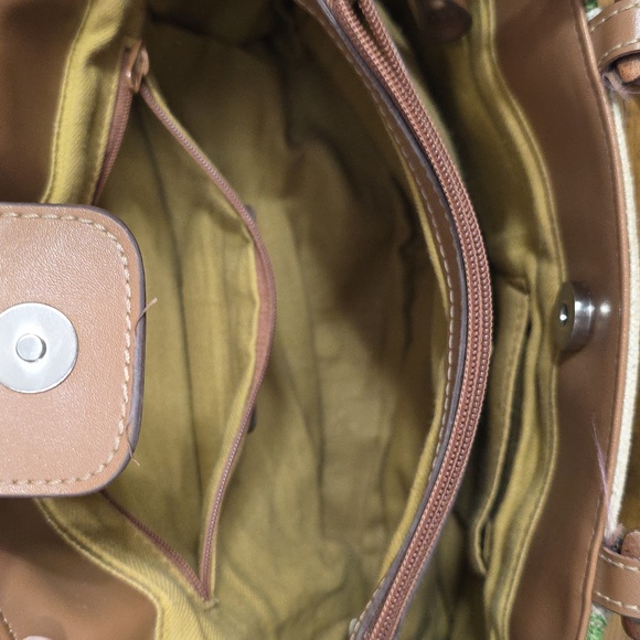 Relic by Fossil Woven Canvas Top Handle Crossbody Bag - Picture 15 of 16